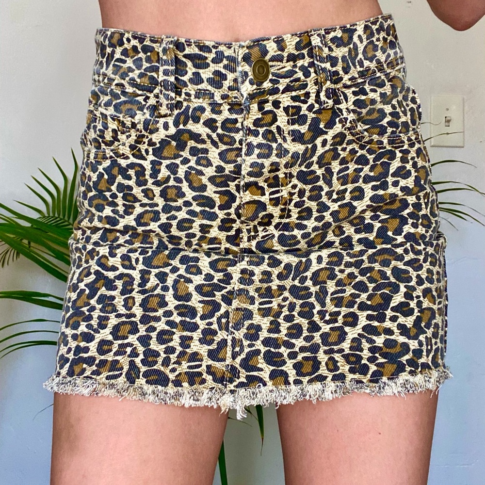 Cheetah mini skirt🐆